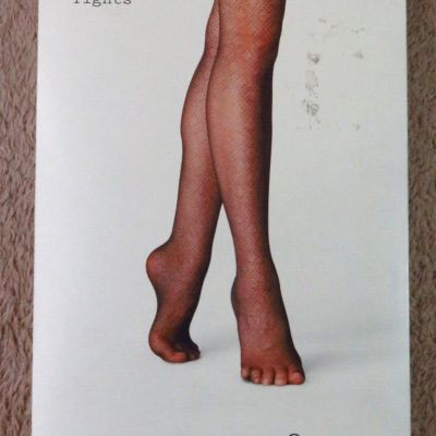 1 pr - A New Day Fashion Tights / EBONY / Sz S/M / Pattern